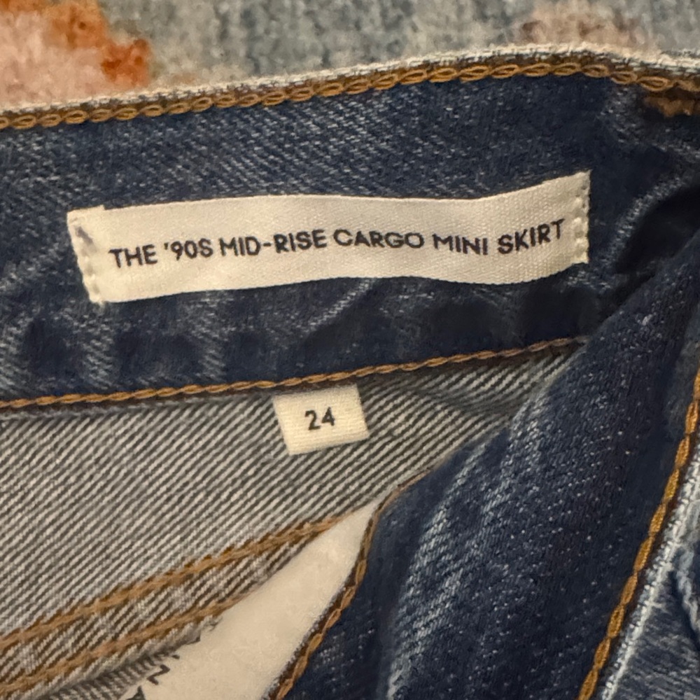 Aritzia Denim Mini Skirt - Blue - Picture 3 of 4